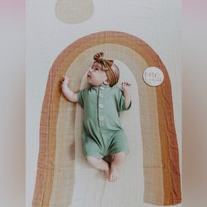 Milestone Wooden Dics - Months 1-12 Plus I’m Here For Baby’s First Year With Bag